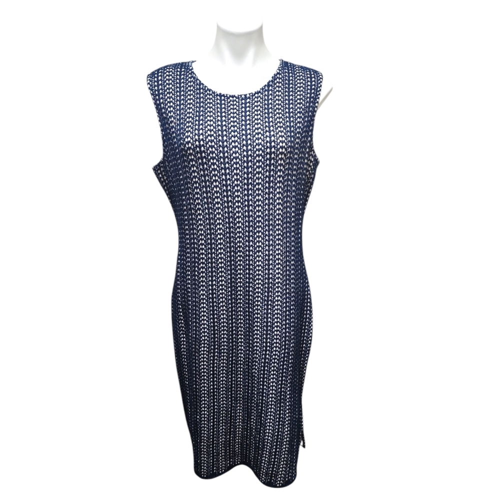 ST.JOHN Knit Wool Sheath Dress